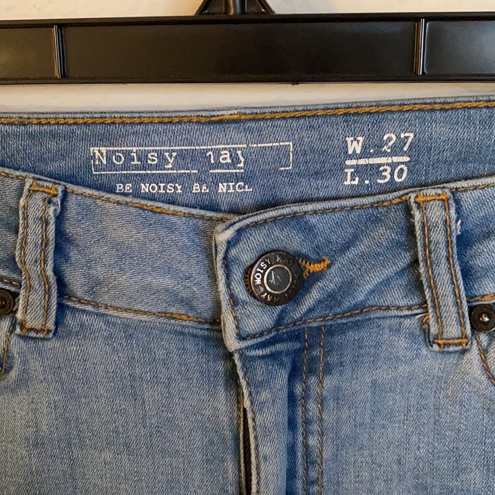 Noisy may blue skinny jeans - Picture 2 of 5